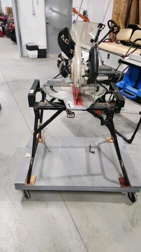 10" Sliding miter saw on stand