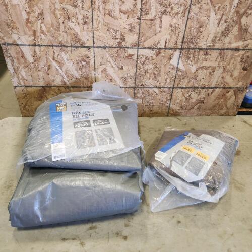 20x30' & 10x12' Tarps