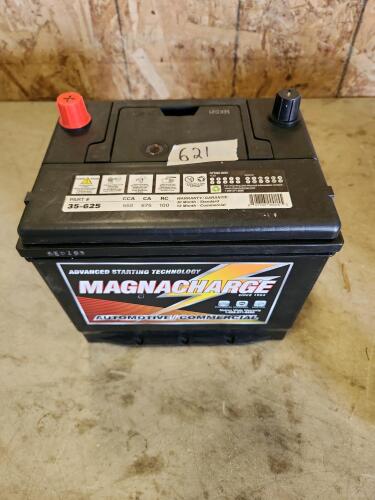 12V Load tested battery 9"W 7"D 8"H