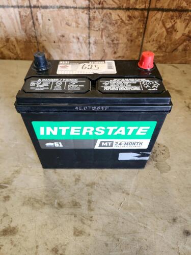 12V Load tested battery 9"L 5"W 8"H