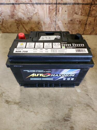 12V Load tested battery 11"L 7"W 7"H