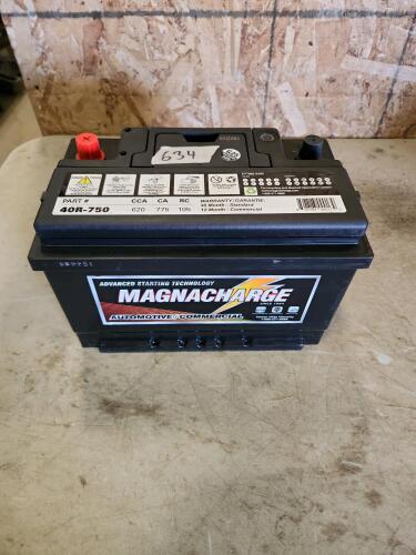 12V Load tested battery 11"L 7"W 7"H