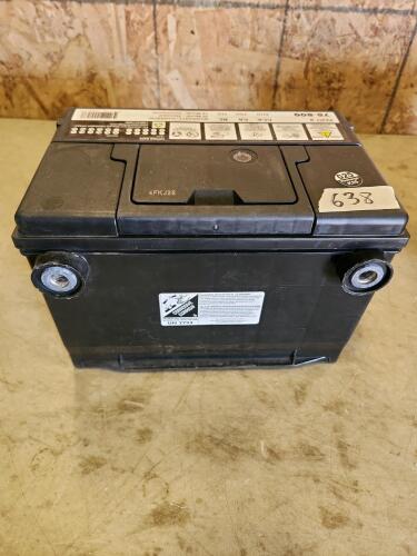 12V Load tested battery 10"L 7"W 7"H