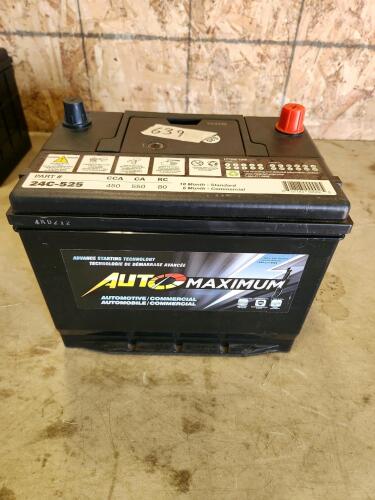 12V Load tested battery 10"L 7"W 8"H