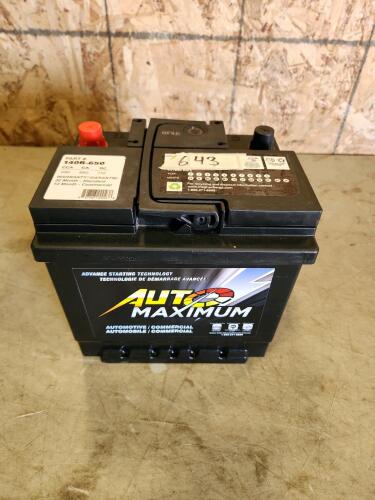 12V Load tested battery 8"L 7"W 8"H