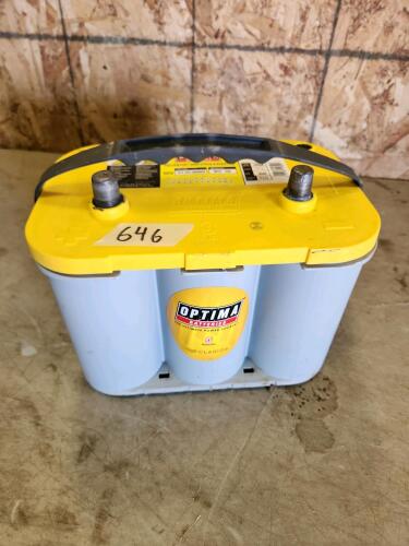 12V load tested AGM battery 10"L 7"W 7"H