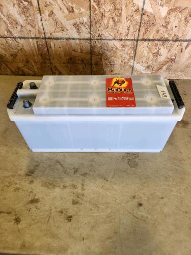 12V load tested battery 19"L 7"W 8"H