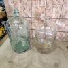 2 - Glass water jugs