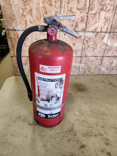 18" Charged fire extinguisher