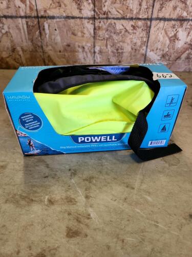 Inflatable personal floatation device