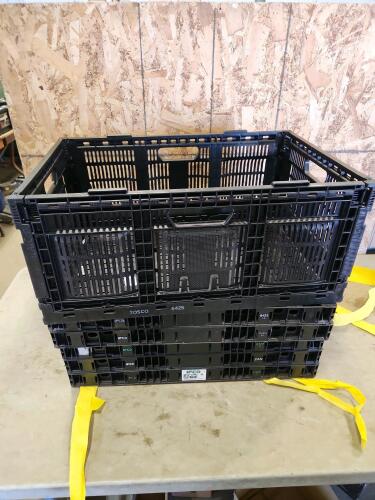 6 Collapsible crates