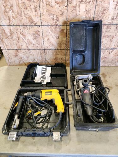 Plate joiner, Dewalt hammer drill