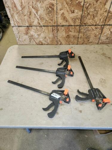 4 12" Quick clamps