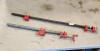 2 Pipe clamps