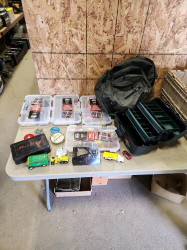 Fishing tackle & storage, toys