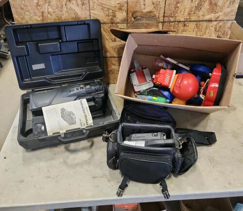 Video cameras, etc