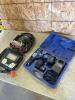 14.4V Cordless drill kit, corded sander