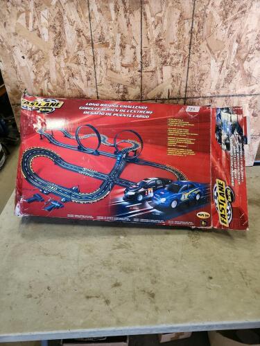 Toy race track w open box