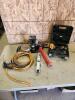 Finish nailer, air hose, etc.