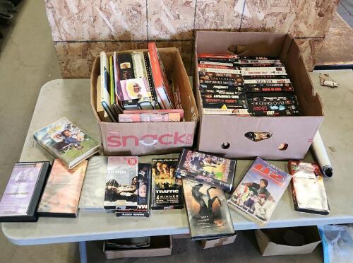 Cookbooks, VHS movies