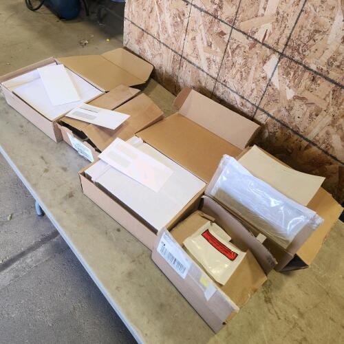 Envelopes and shipping labels