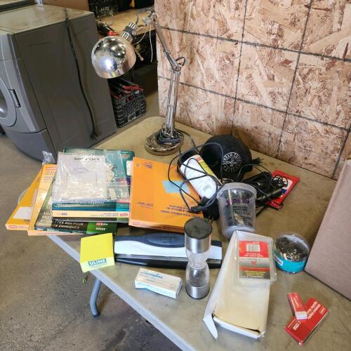 Assorted office supplies