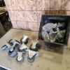 Assorted caster wheels and adj height furniture legs