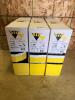 Various rolls of abrasive