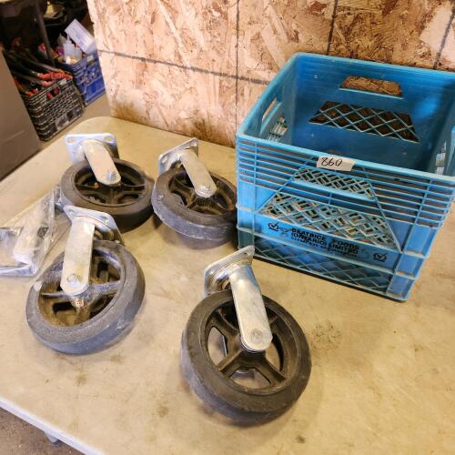 4 - 8" Caster wheels