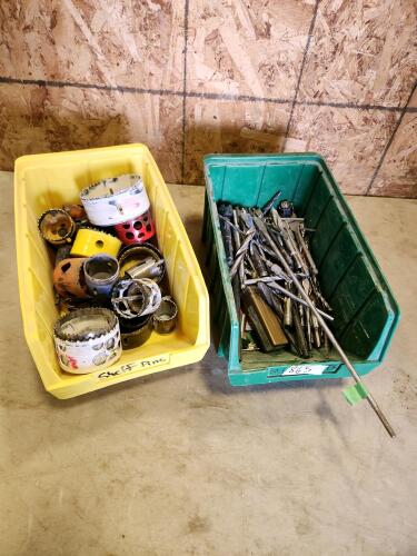 Hole saws, drill bits