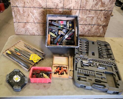 Files, assorted screwdrivers, etc