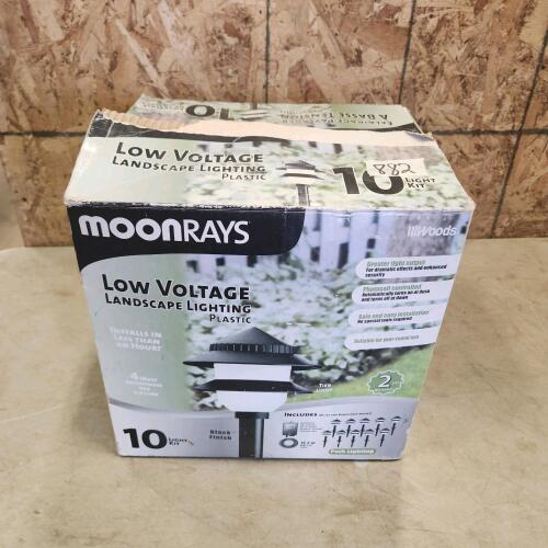 10 Low voltage solar lights as new