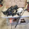Electric Toro blower/vac, RH golf clubs