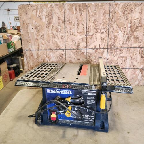 Mastercraft 10" tablesaw
