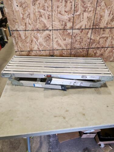 Alum folding bench