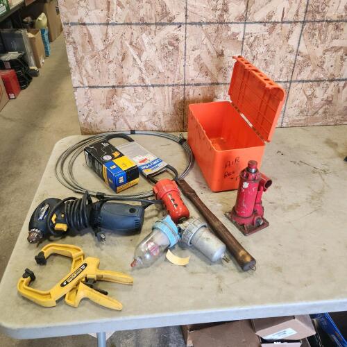 Fuel filters, drill, etc.