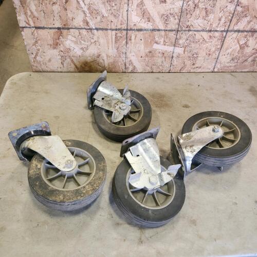 4 8" Castor wheels