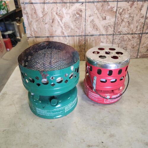 2 Coleman kerosene heaters