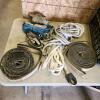 2" Ratchet straps, 5/8" nylon rope, 2" slings