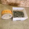 15lbs 5" spikes, 4" roll of sandpaper