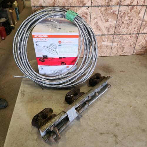 68' 14/2 BX wire, 8" pot light