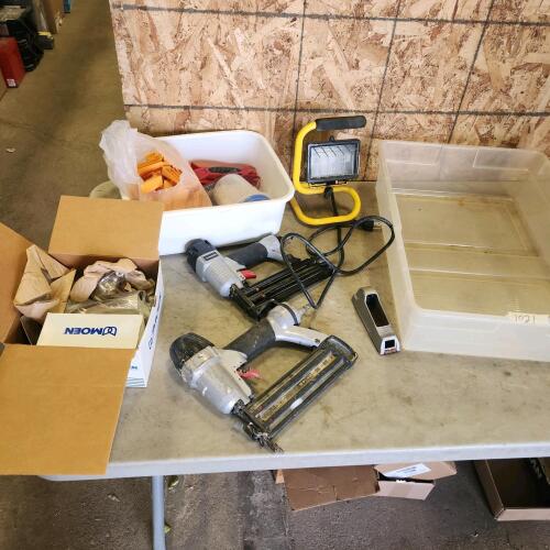 Shower kit, trim nailers