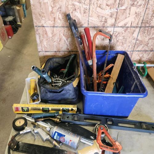 Paint rollers & various tools