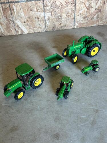 Diecast John Deere tractors