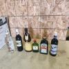 Various sealed bottles of alcohol