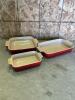 Le Creuset casserole dishes