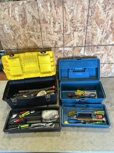 2 Toolboxes w contents