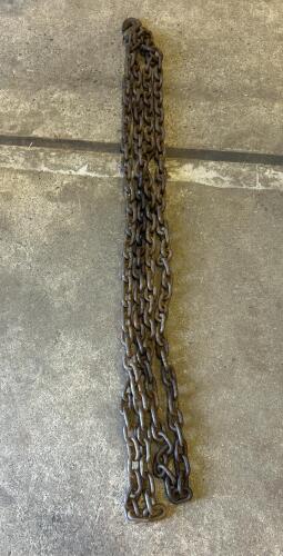 18&rsquo; 3/8&rdquo; Chain missing hook