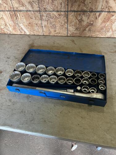 3/4&rdquo;Dr Socket set