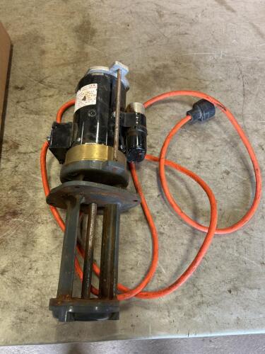 Machinists coolant pump